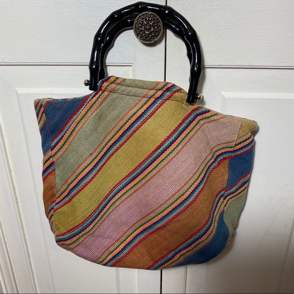 Forever By Fossil Multicolored Stripe Purse - image 1